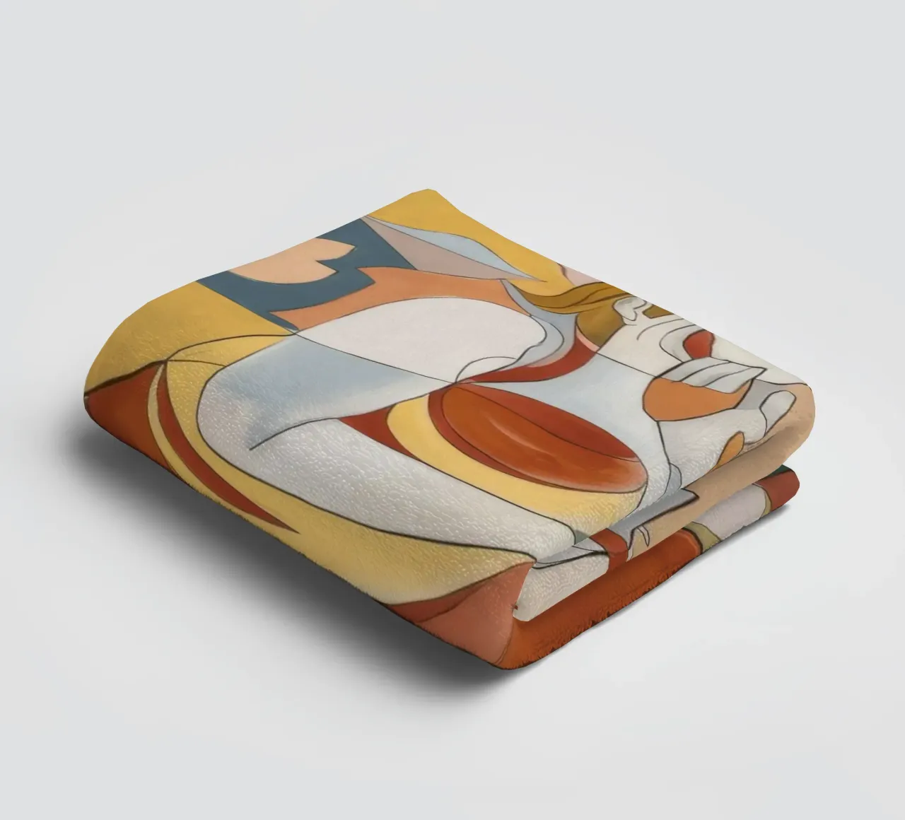 Golden Familial Embrace towel by Crimson Whisper