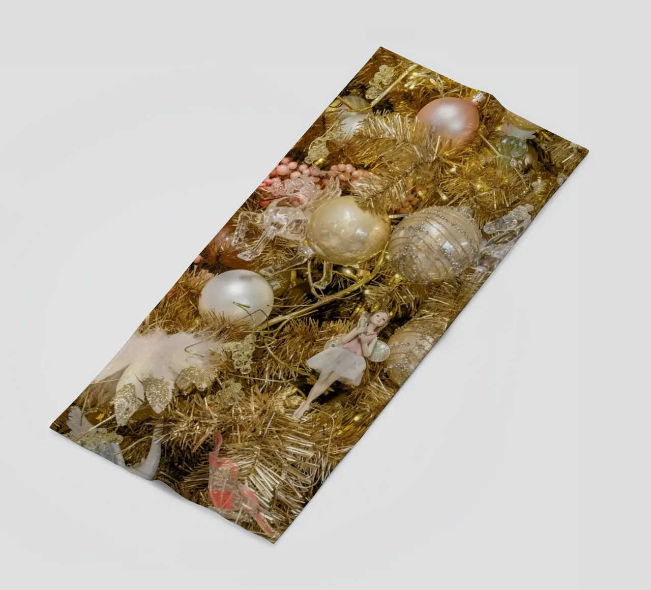 Christmas 2 beach towel by Curious Collections by Marielle Leenders