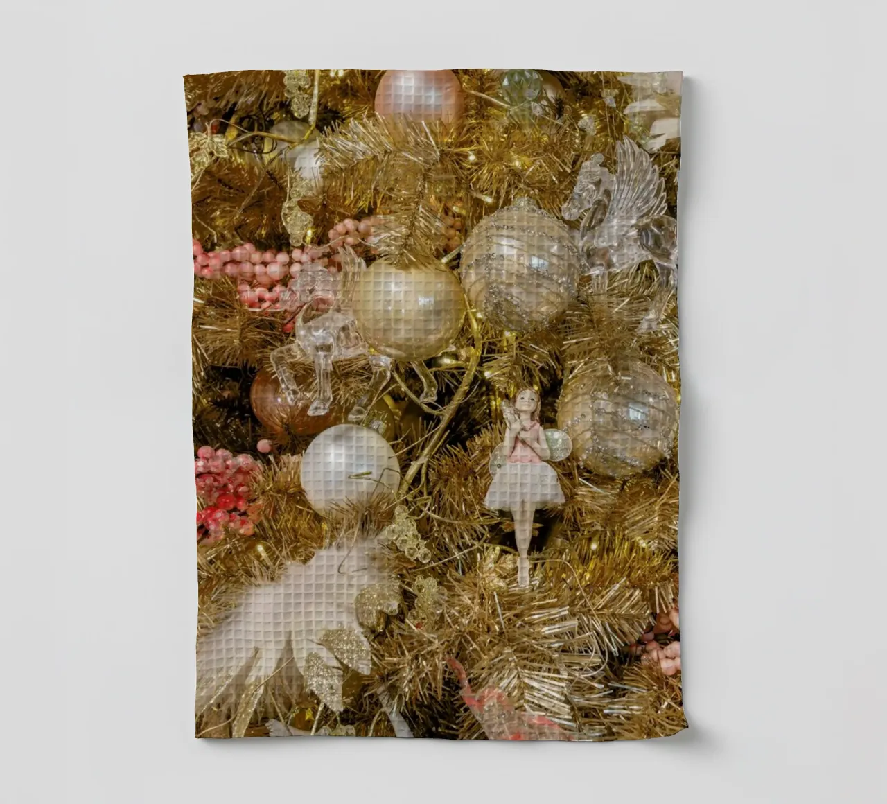 Christmas 2 tea towel by Curious Collections by Marielle Leenders