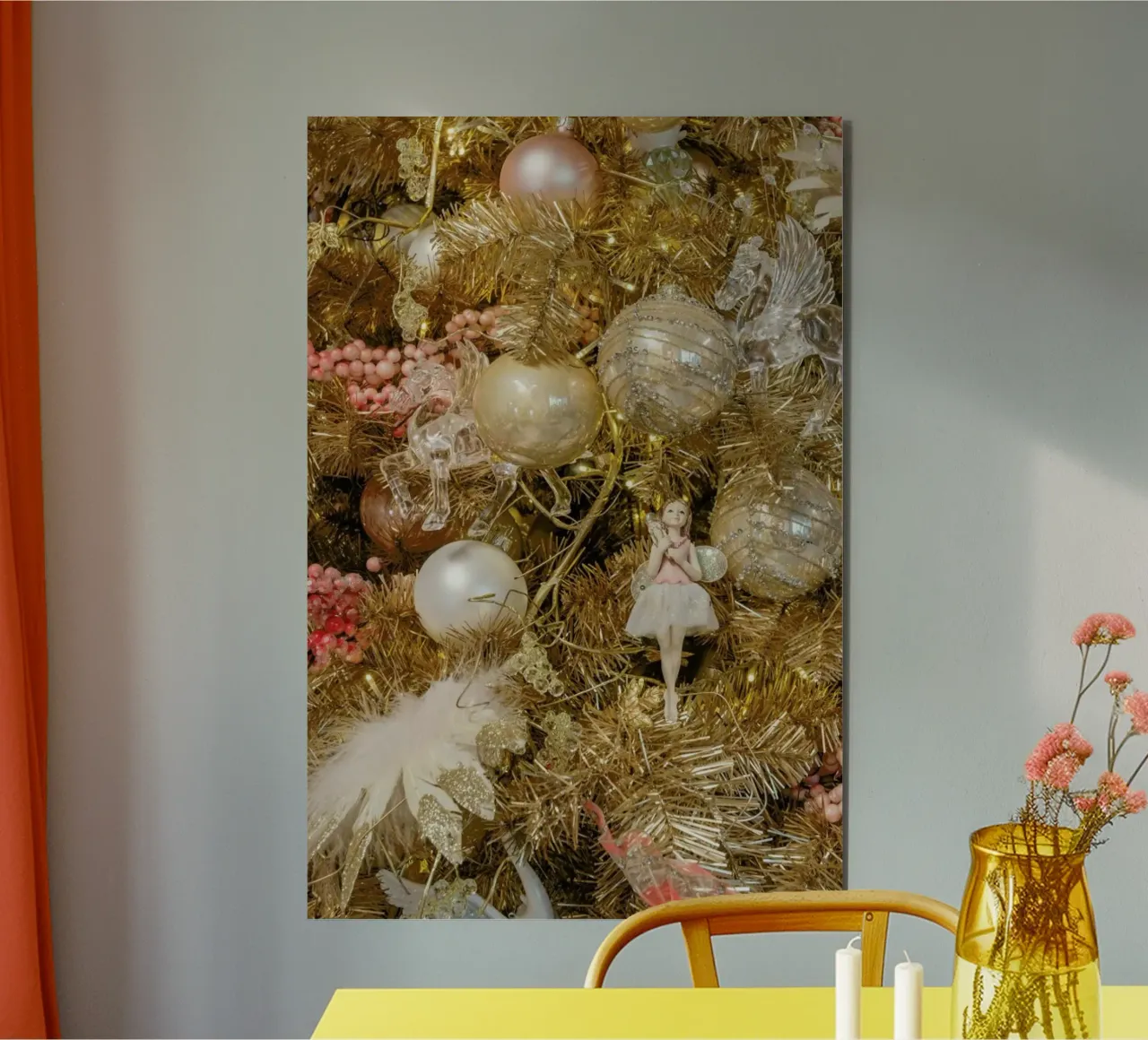 Christmas 2 alu-dibond by Curious Collections by Marielle Leenders