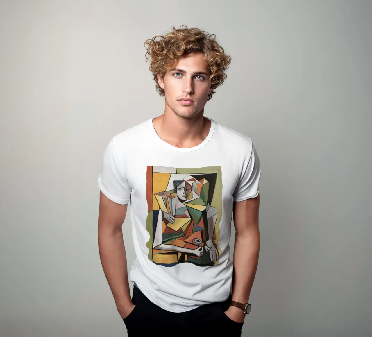 Gefragmenteerd innerlijk prisma t-shirt van Crimson Whisper