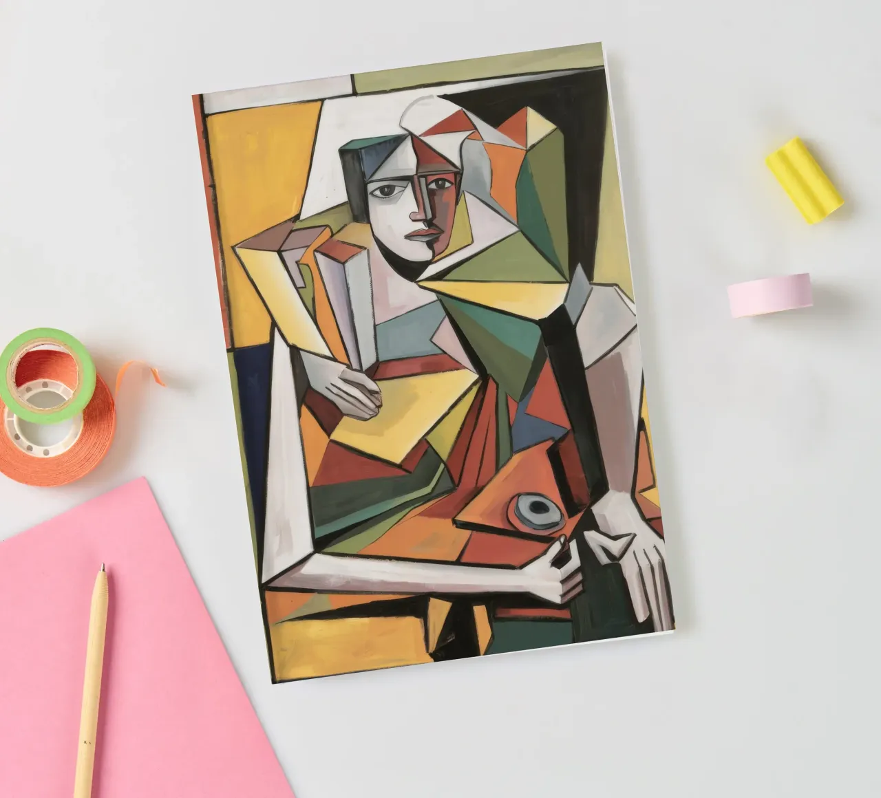 Fragmented Inner Prism notebook by Crimson Whisper