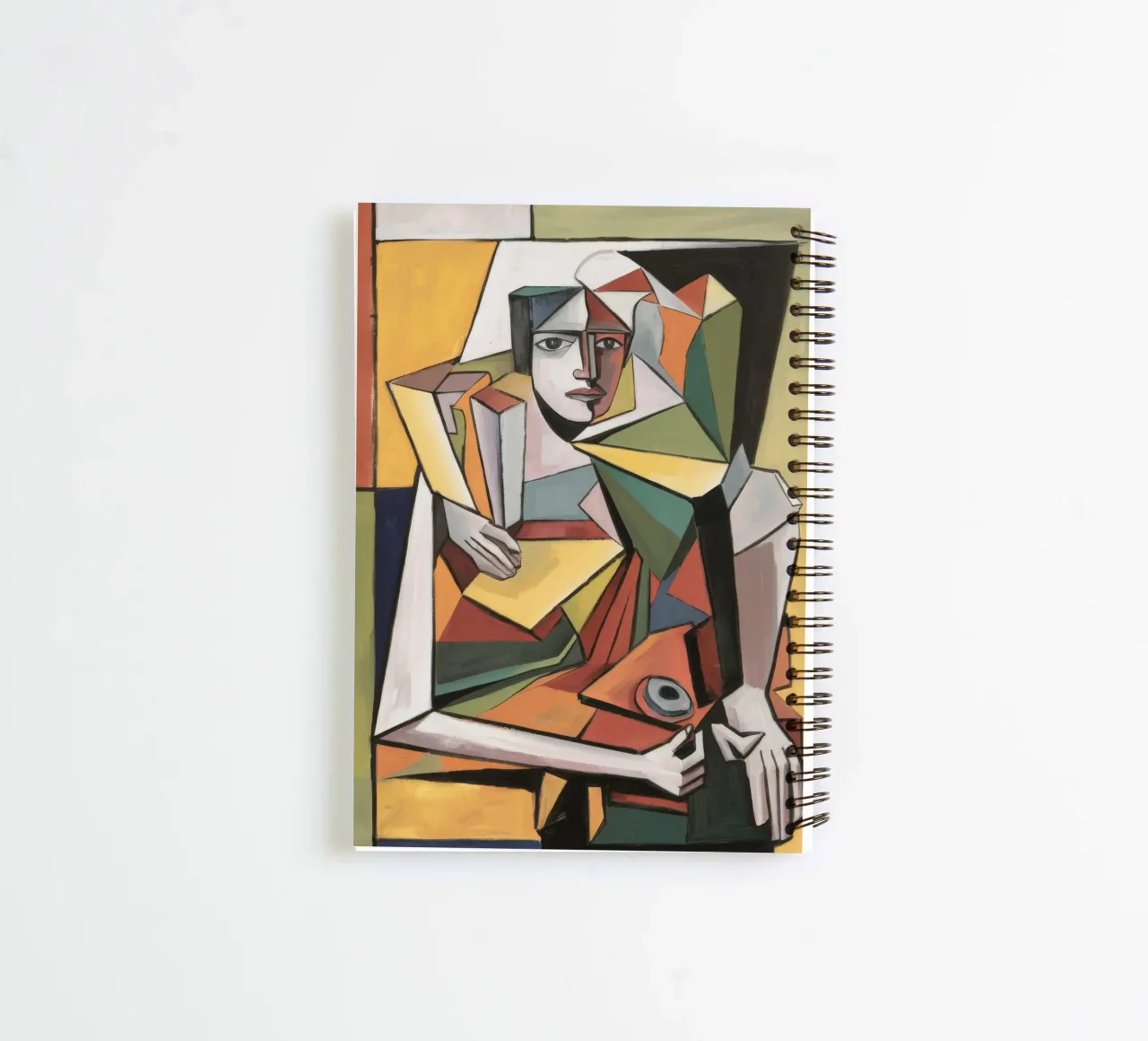Fragmented Inner Prism spiral notebook by Crimson Whisper