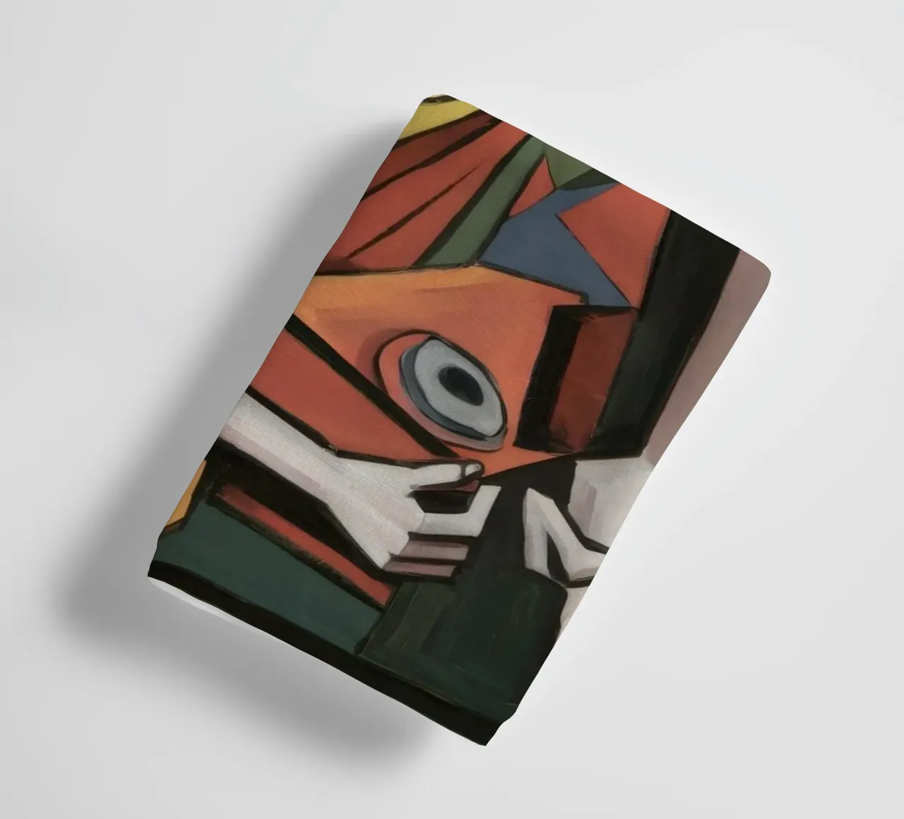 Gefragmenteerd innerlijk prisma badhanddoek van Crimson Whisper