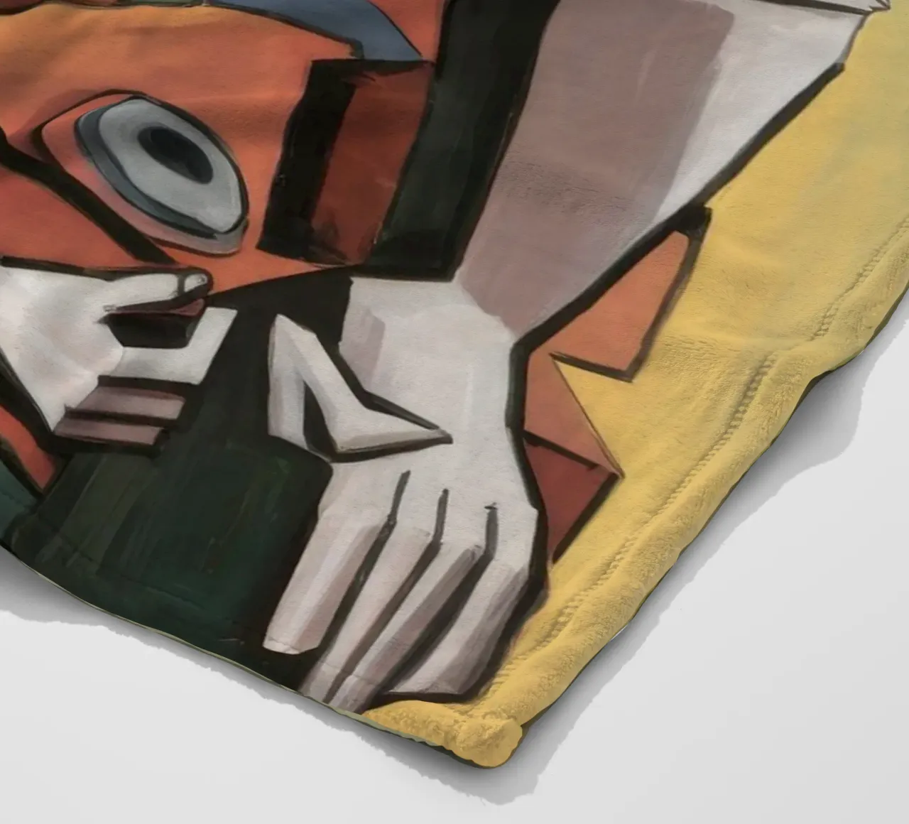 Gefragmenteerd innerlijk prisma fleecedeken van Crimson Whisper