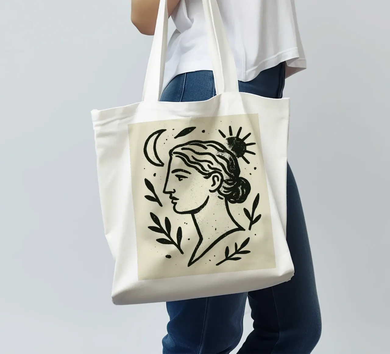 Soluna borsa in juta da treechild