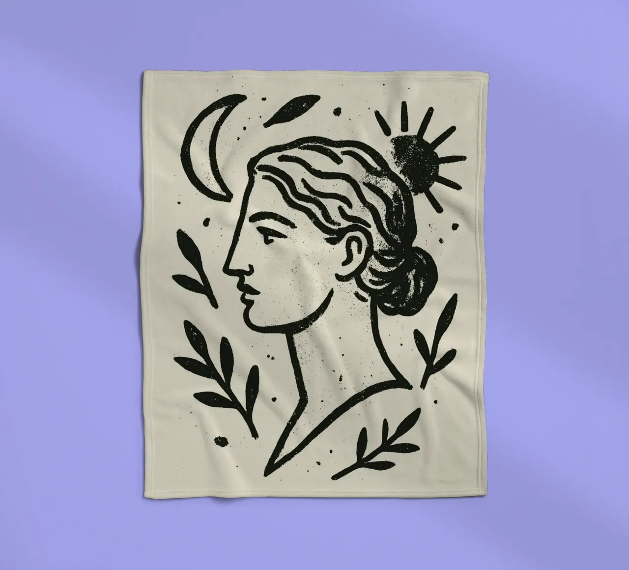 Soluna fleece blanket by treechild