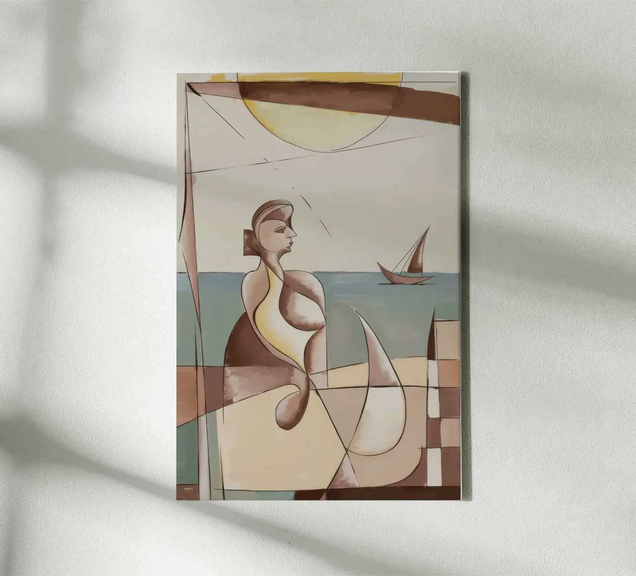 Rustig zeilen canvas van Crimson Whisper