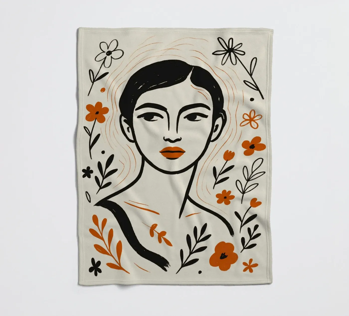 Silent Spring fleece blanket by treechild