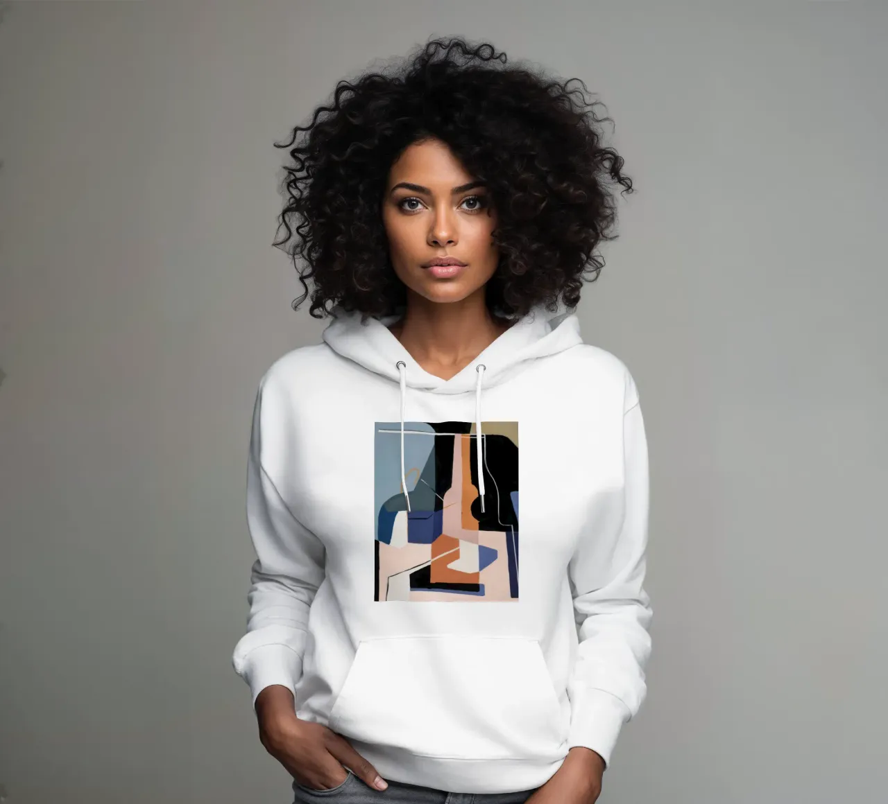 Essence spatiale fragmentée sweat à capuche de Crimson Whisper