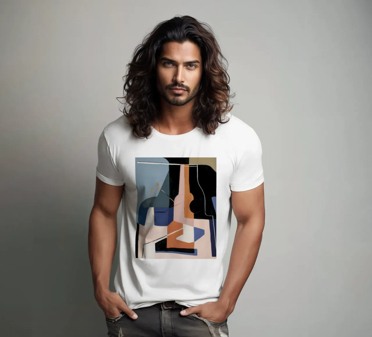 Essence spatiale fragmentée t-shirt de Crimson Whisper