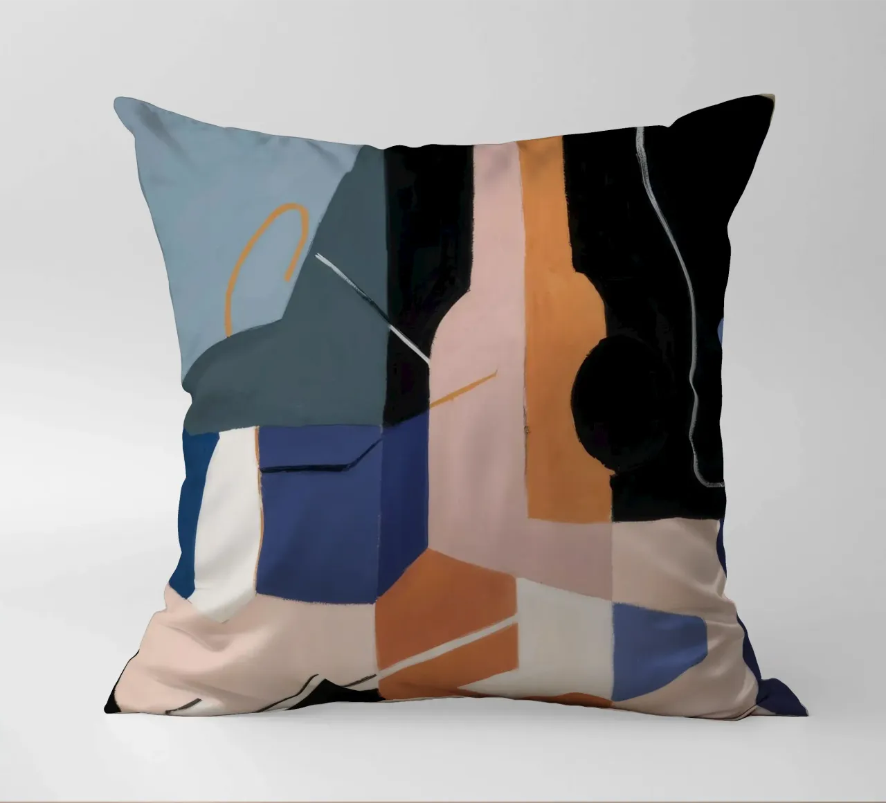 Essence spatiale fragmentée coussin de Crimson Whisper