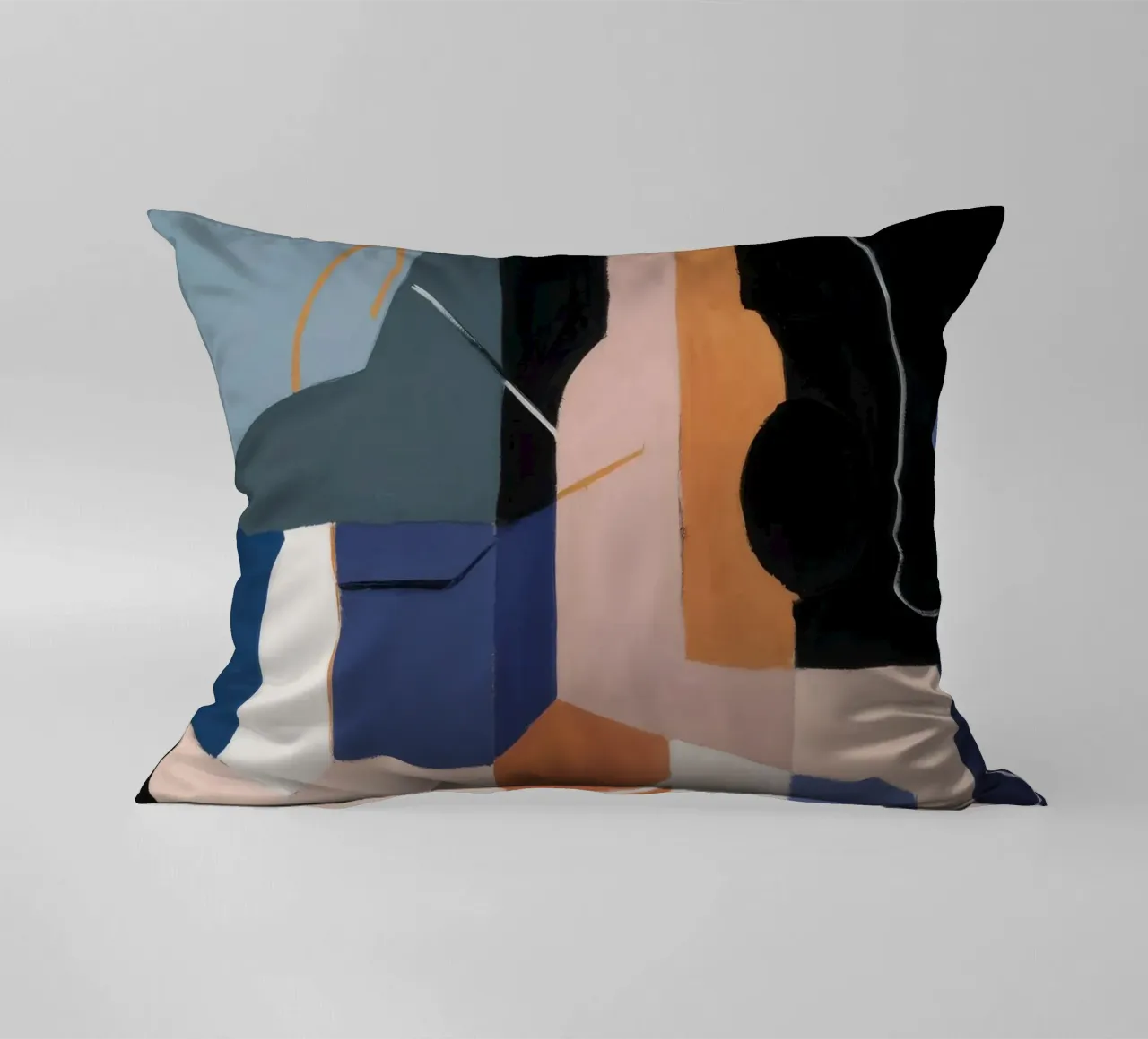 Essence spatiale fragmentée coussin de Crimson Whisper