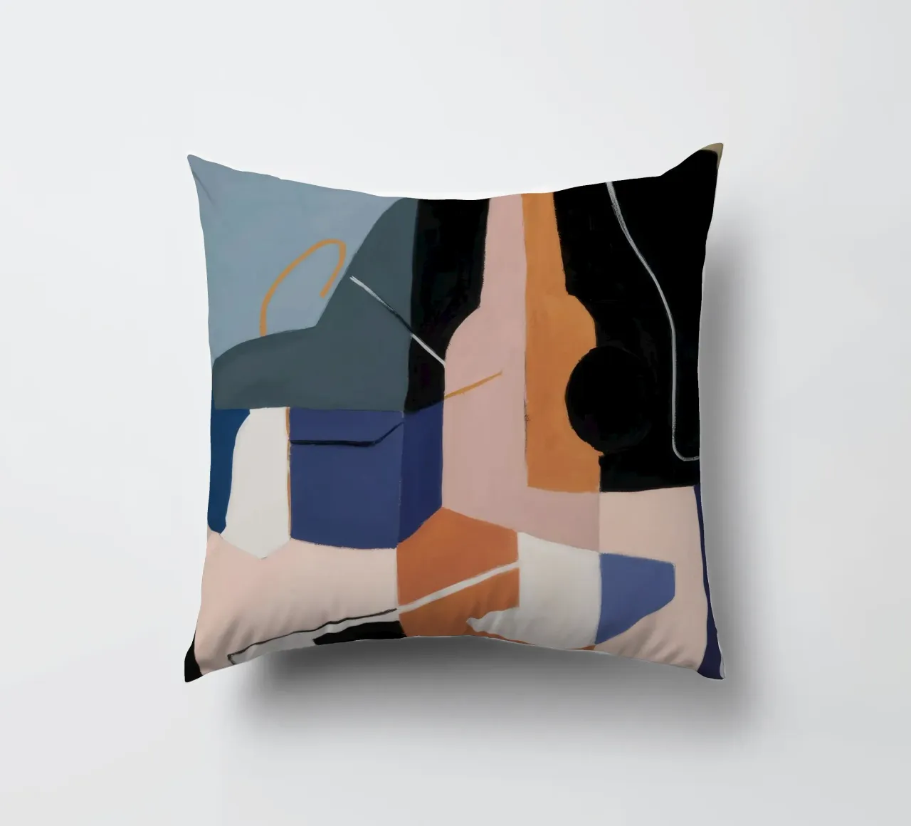 Essence spatiale fragmentée coussin de Crimson Whisper