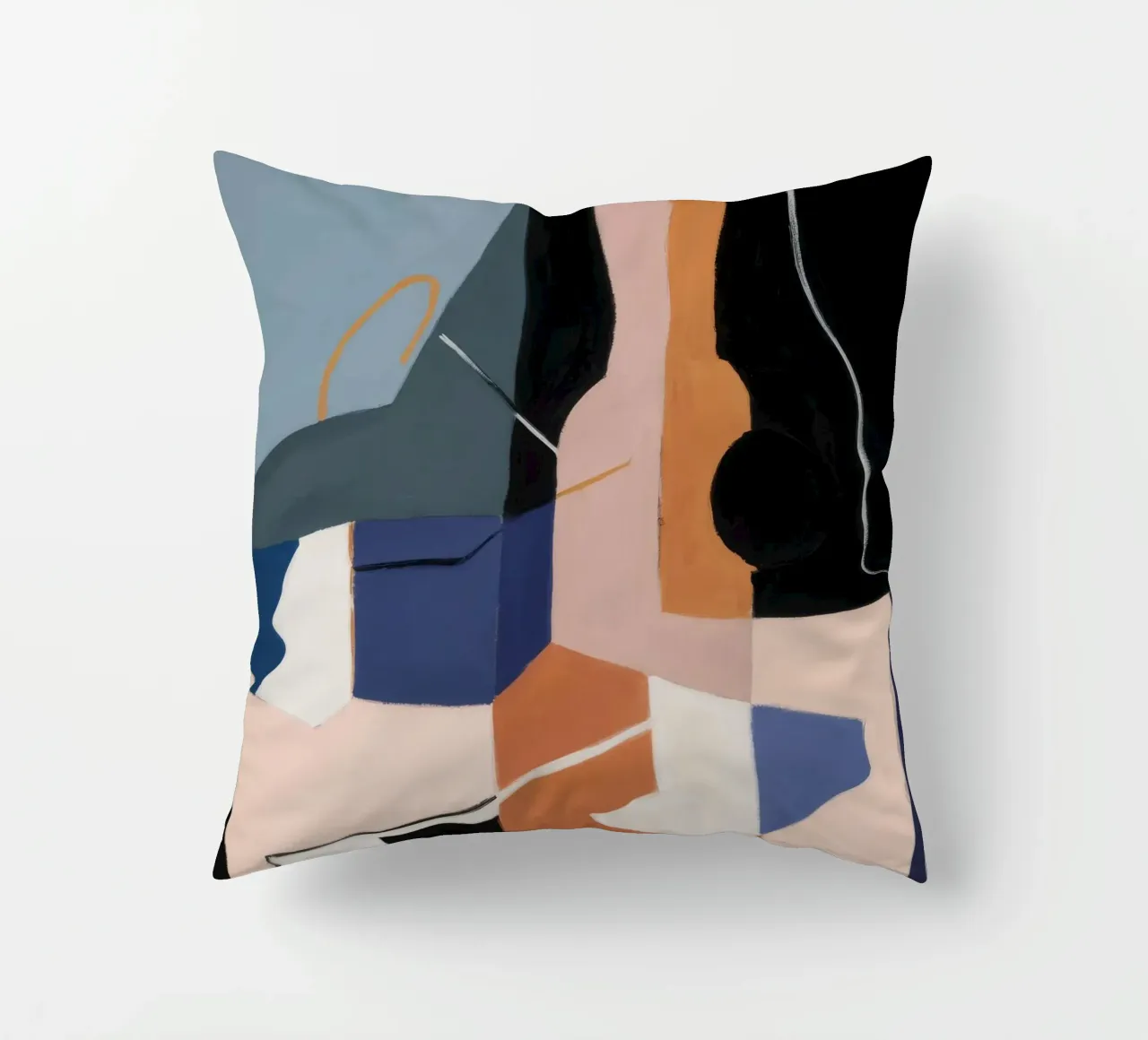 Essence spatiale fragmentée coussin de Crimson Whisper