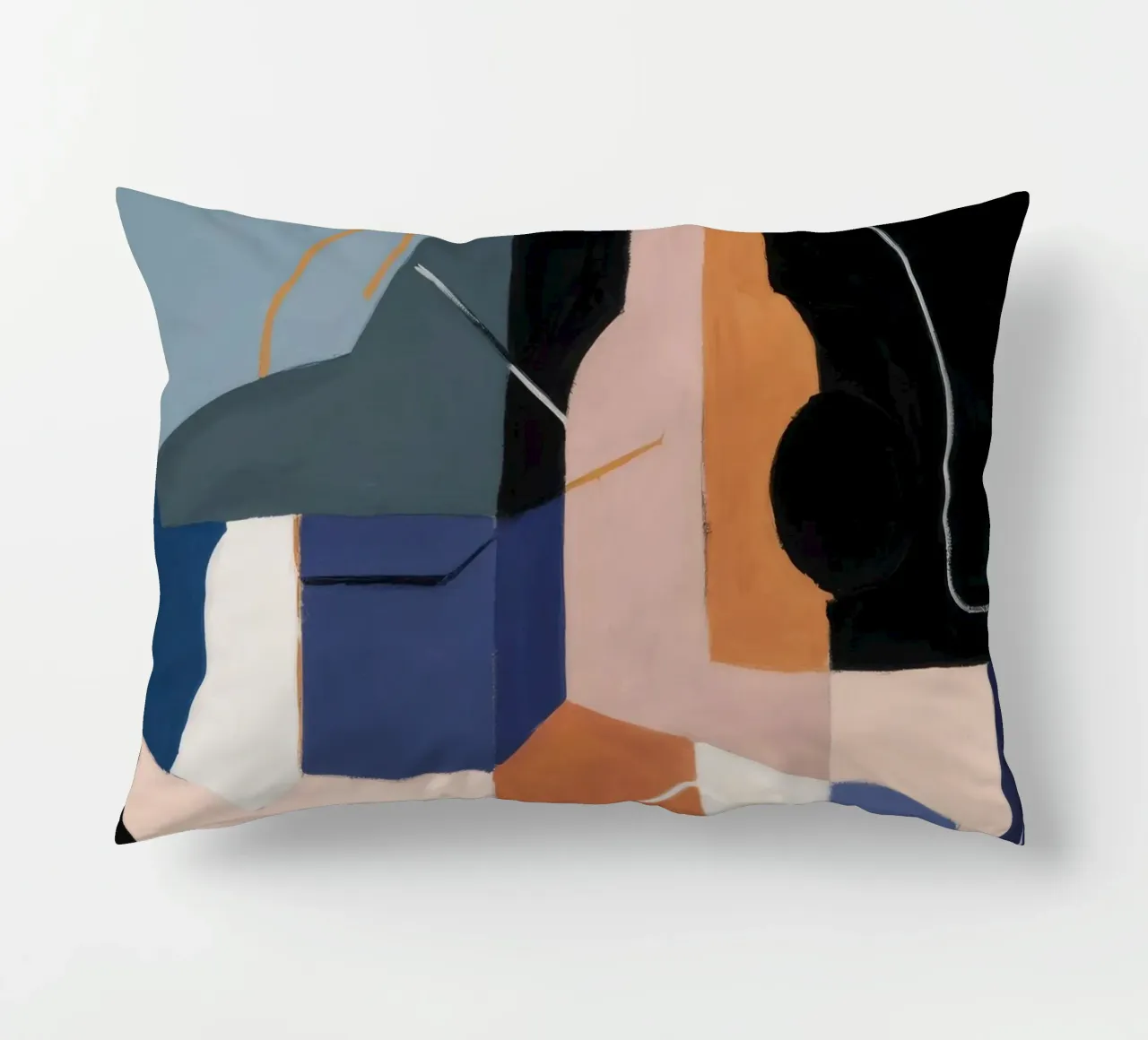 Essence spatiale fragmentée coussin de Crimson Whisper