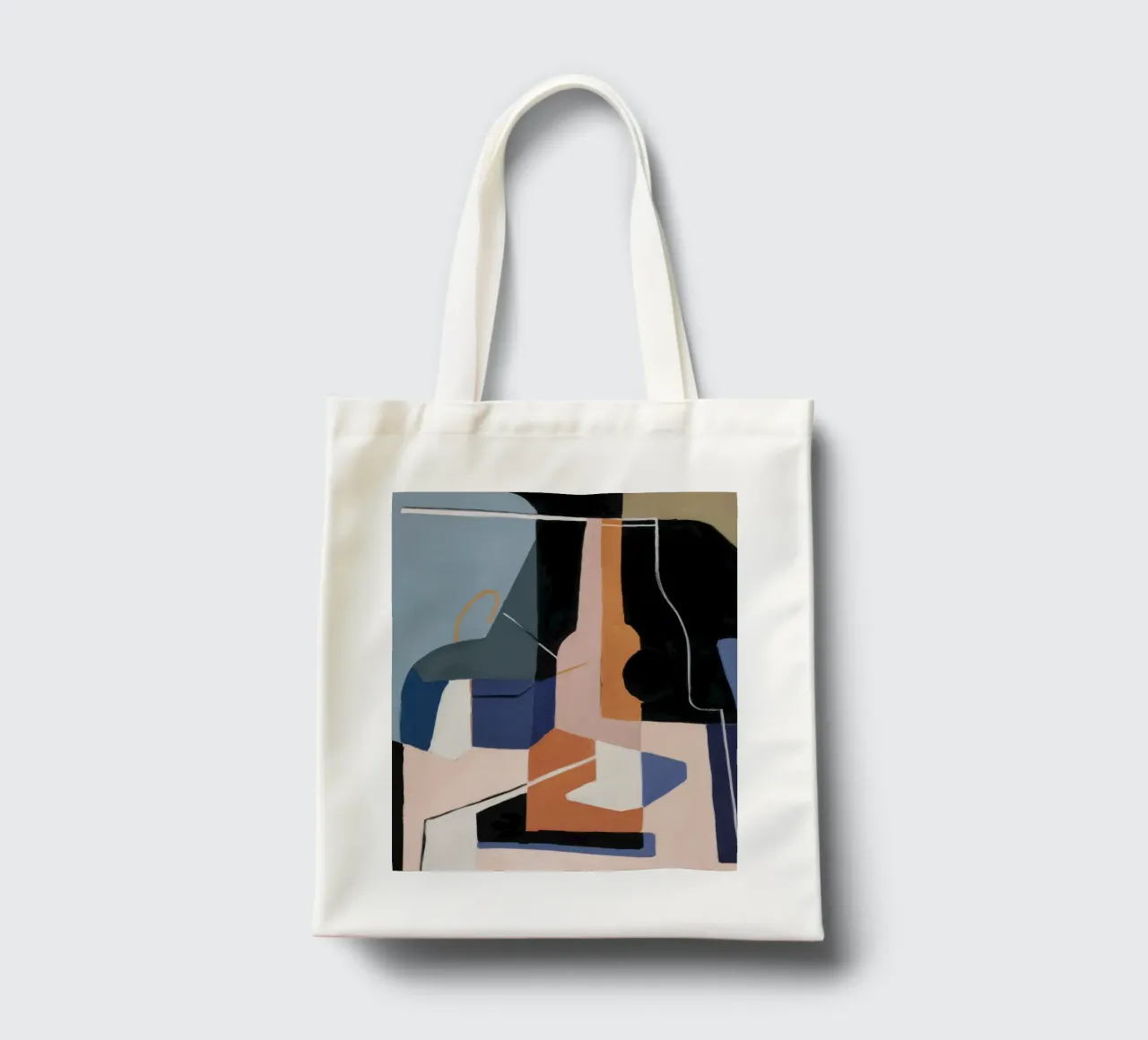 Essence spatiale fragmentée tote bag de Crimson Whisper
