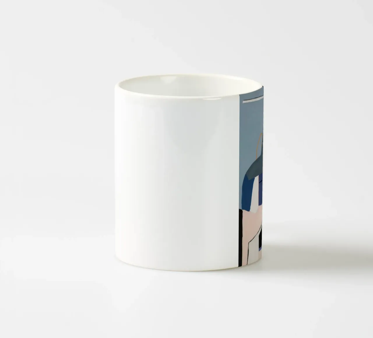 Essence spatiale fragmentée mug en céramique de Crimson Whisper