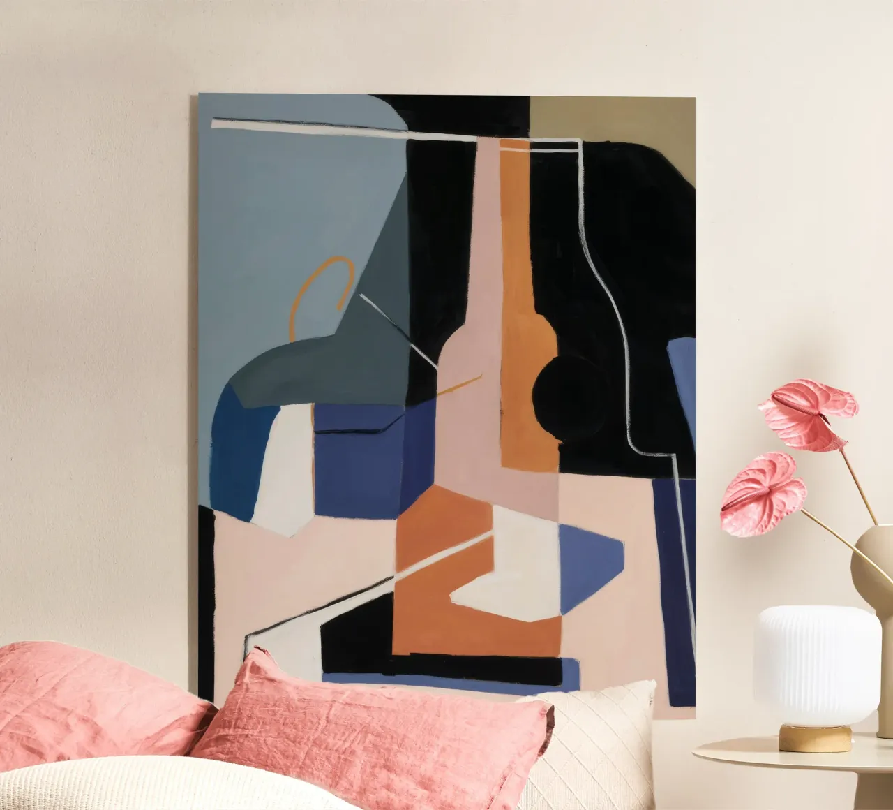 Essence spatiale fragmentée plexiglas de Crimson Whisper