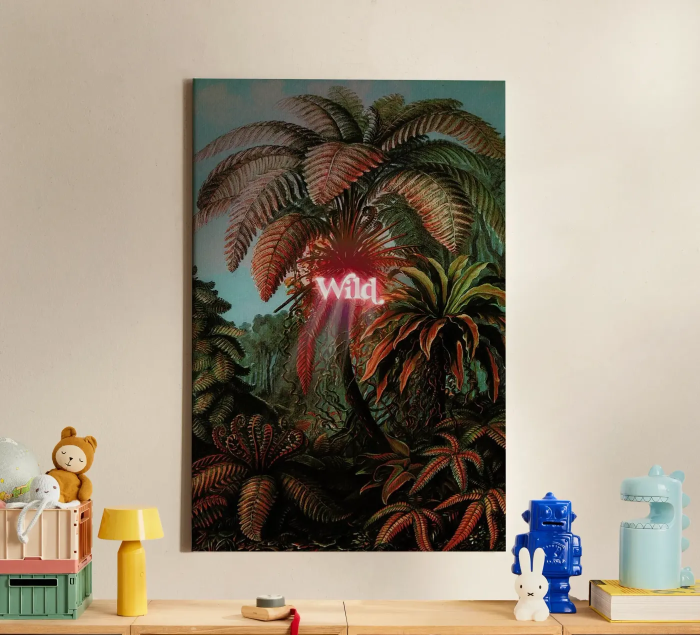 Wild canvas van Jonas Loose