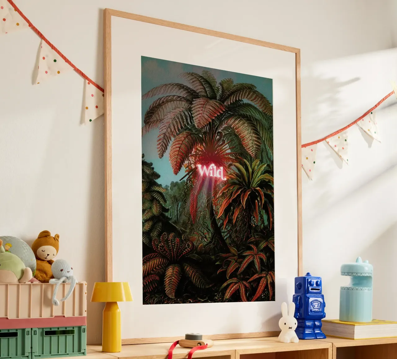 Wild poster con telaio in plastica da Jonas Loose