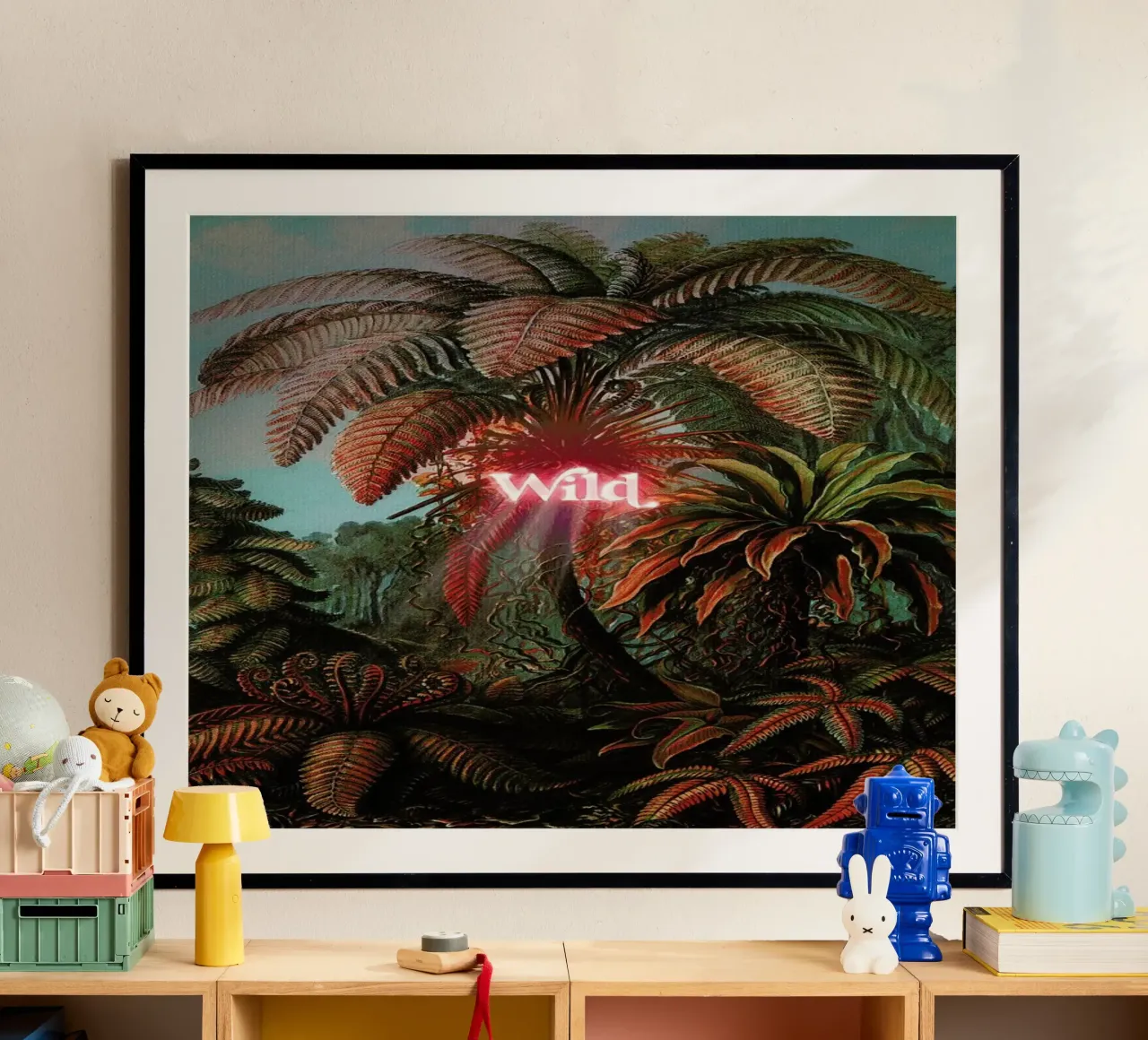 Wild poster con telaio in plastica da Jonas Loose