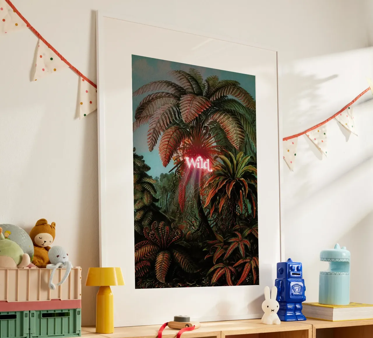 Wild poster con telaio in plastica da Jonas Loose
