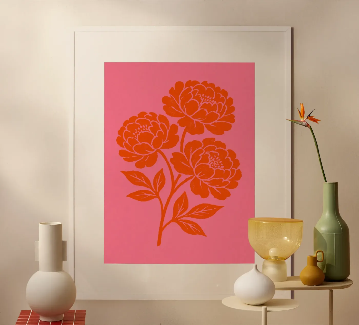 Peony Impression poster da treechild