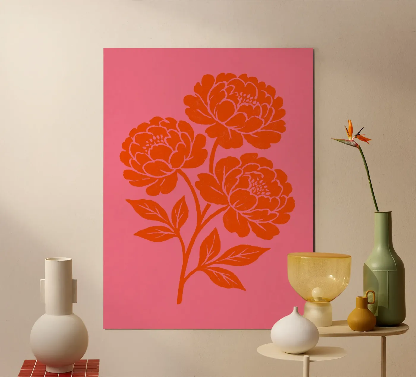Peony Impression poster da treechild