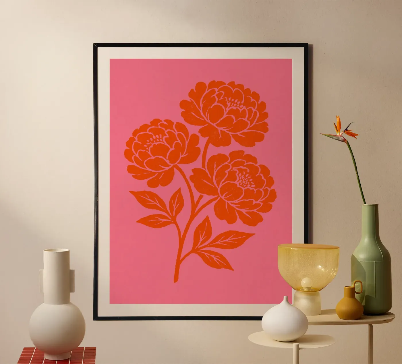 Peony Impression poster da treechild