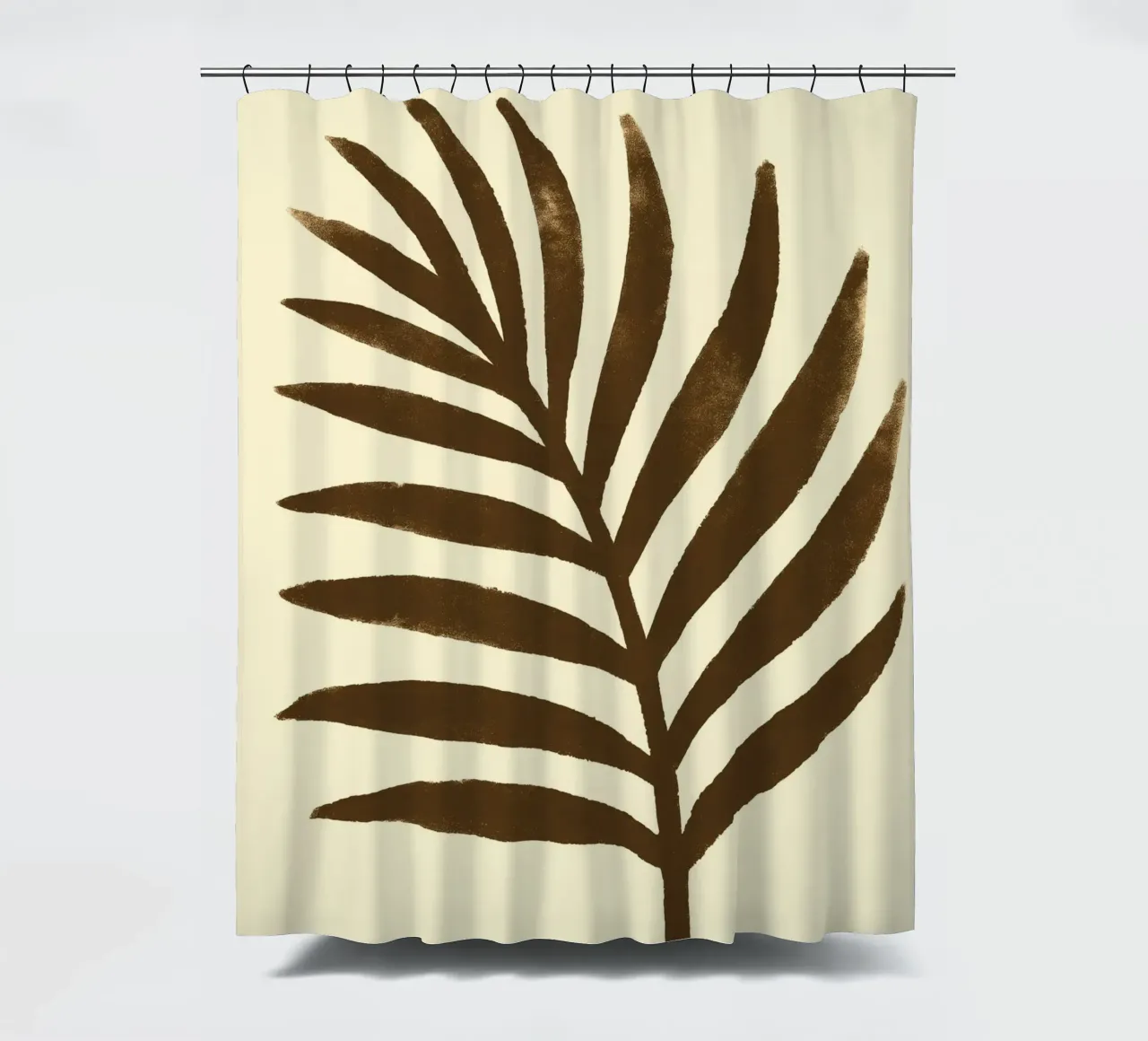 Palm leaf Impression tenda da doccia da treechild