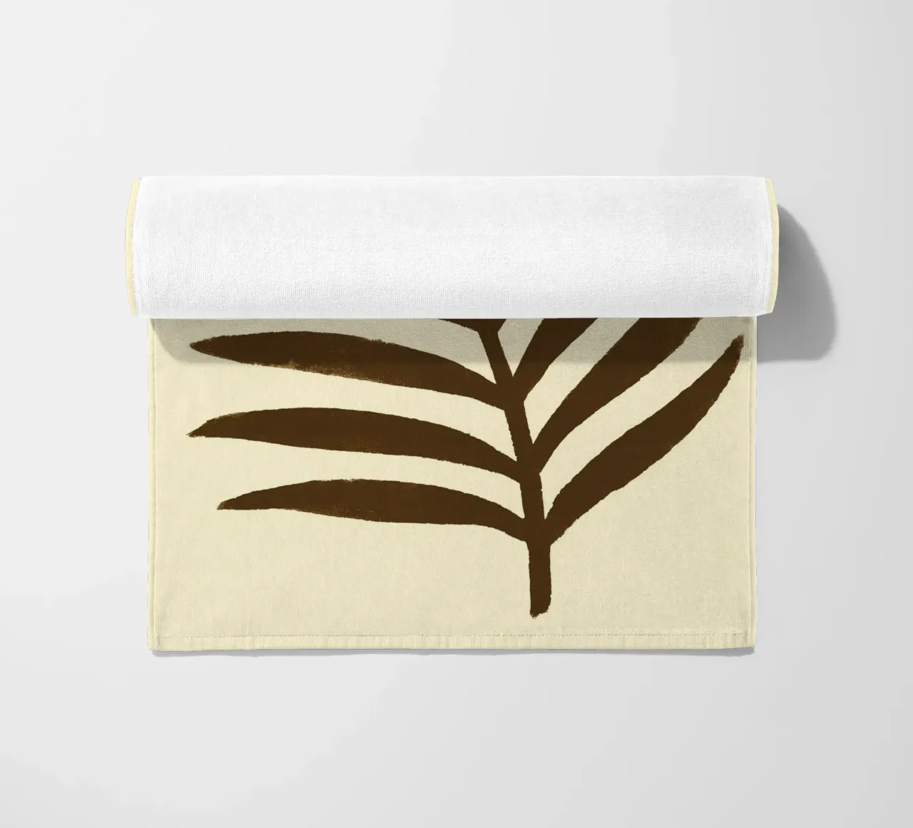 Palm leaf Impression telo mare da treechild
