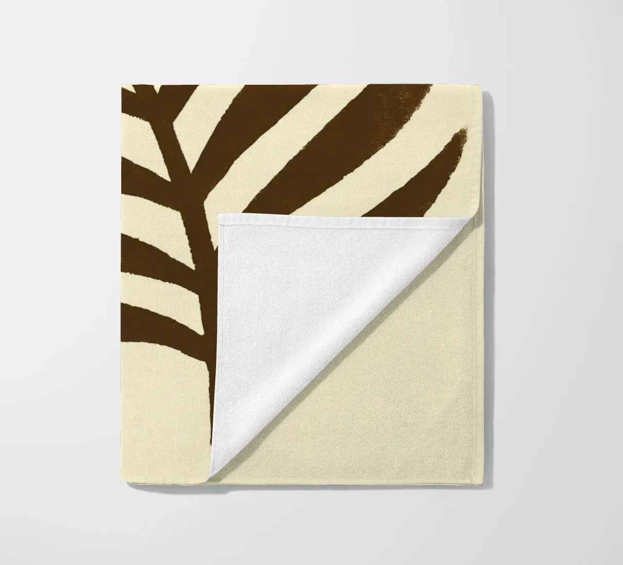 Palm leaf Impression telo mare da treechild