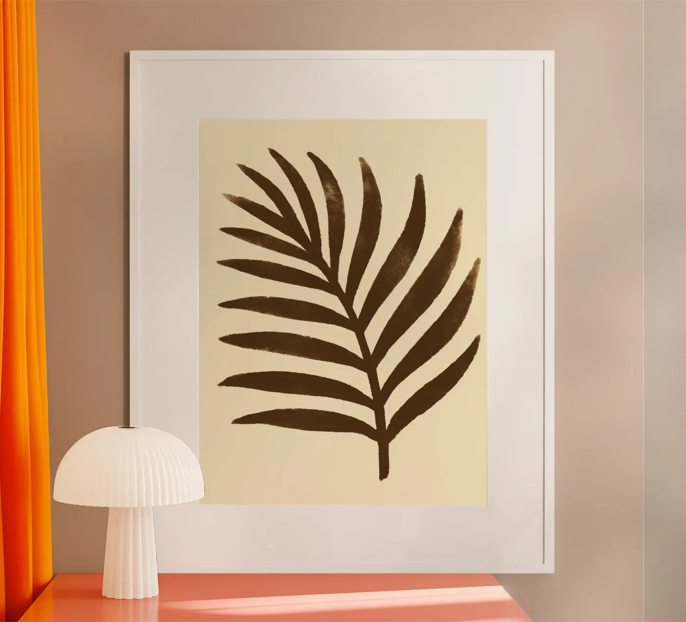 Palm leaf Impression poster da treechild