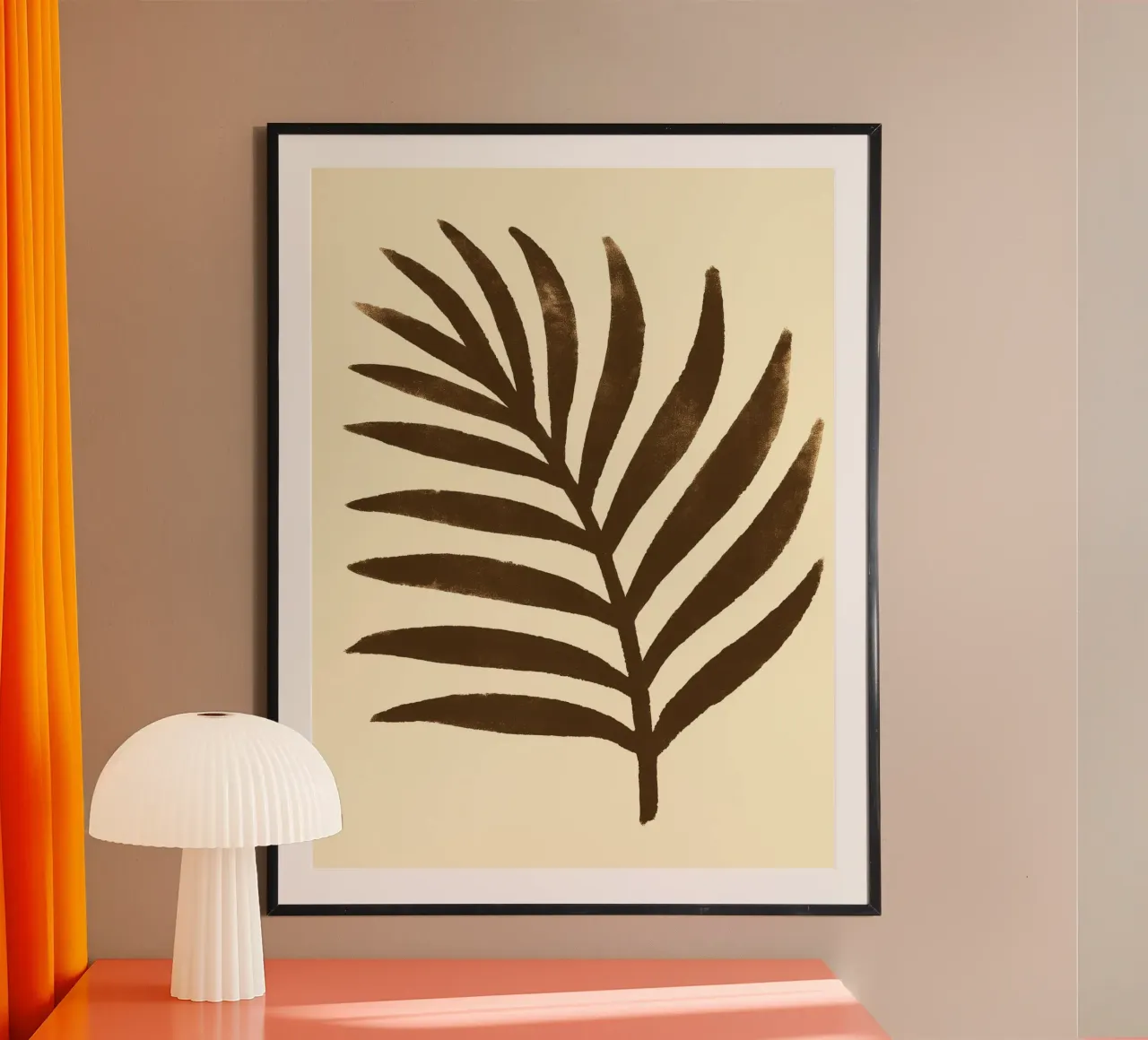 Palm leaf Impression carta hahnemühle da treechild