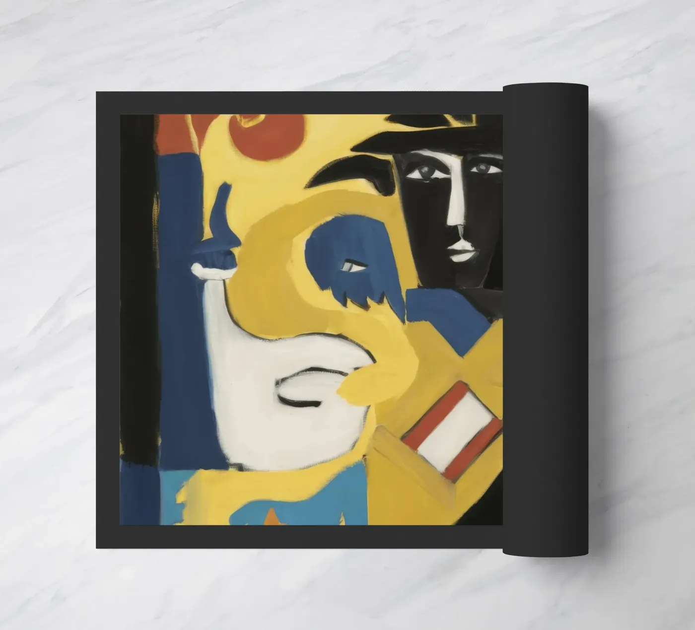 Bold Ethnic Reflection doormat by Crimson Whisper