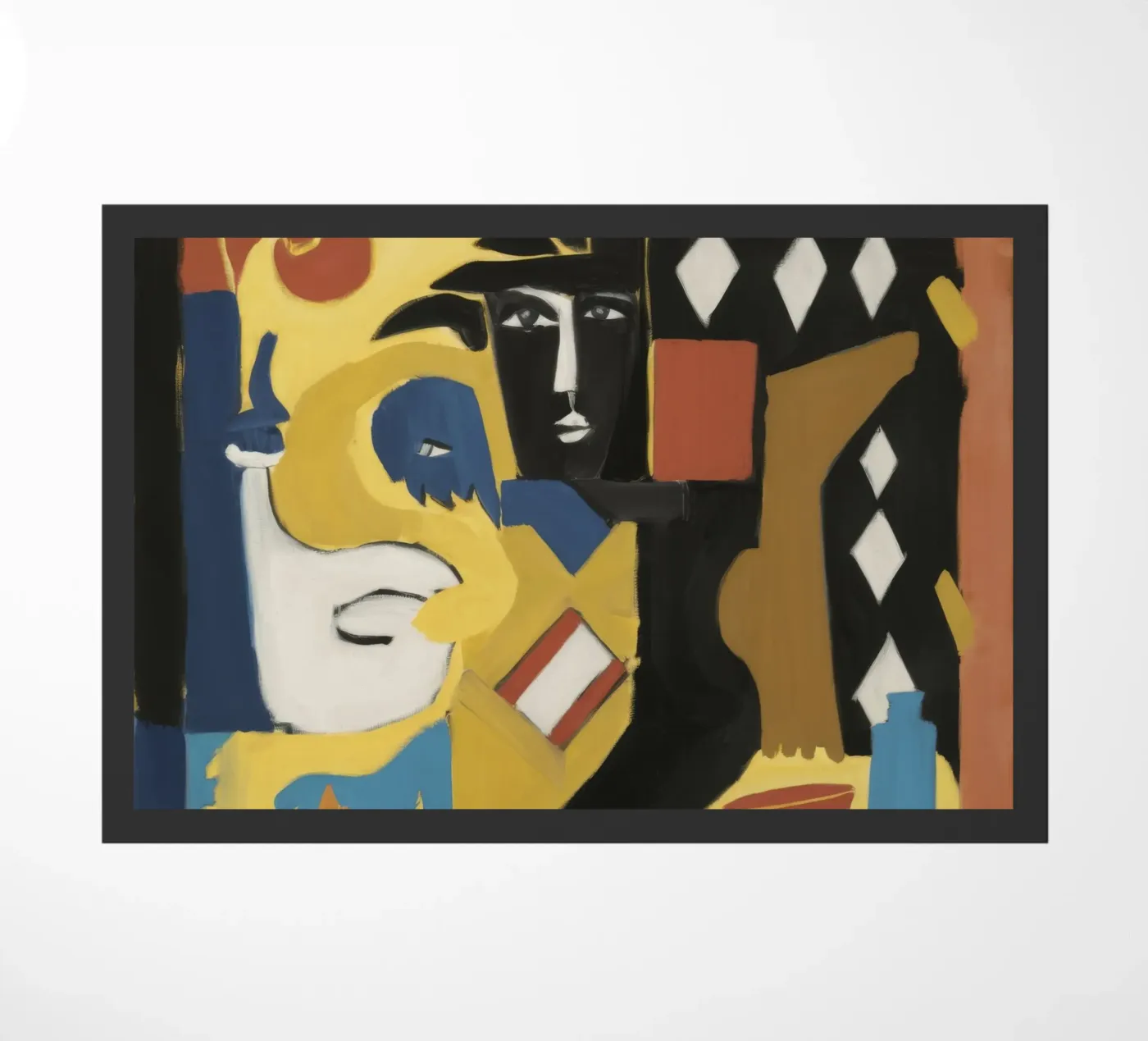 Bold Ethnic Reflection doormat by Crimson Whisper