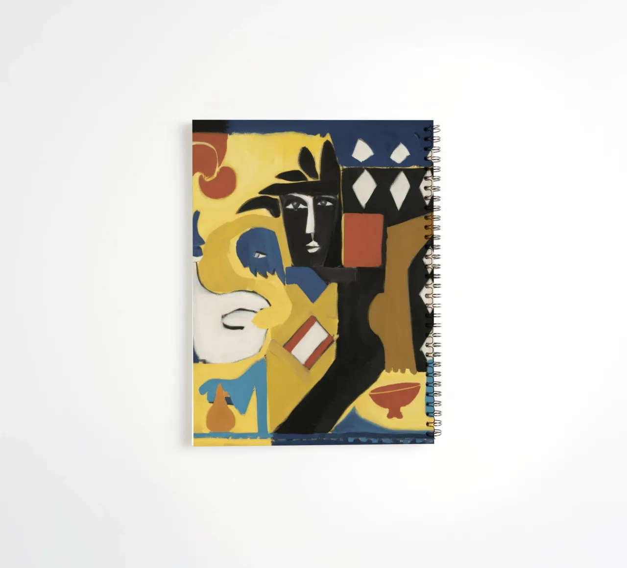 Bold Ethnic Reflection spiral notebook by Crimson Whisper