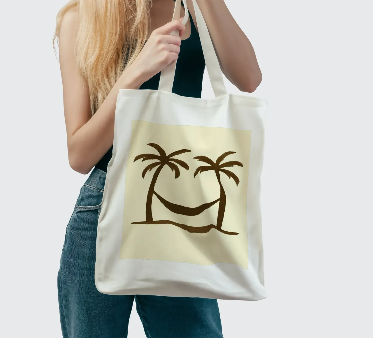 Palm Hammock borsa in juta da treechild