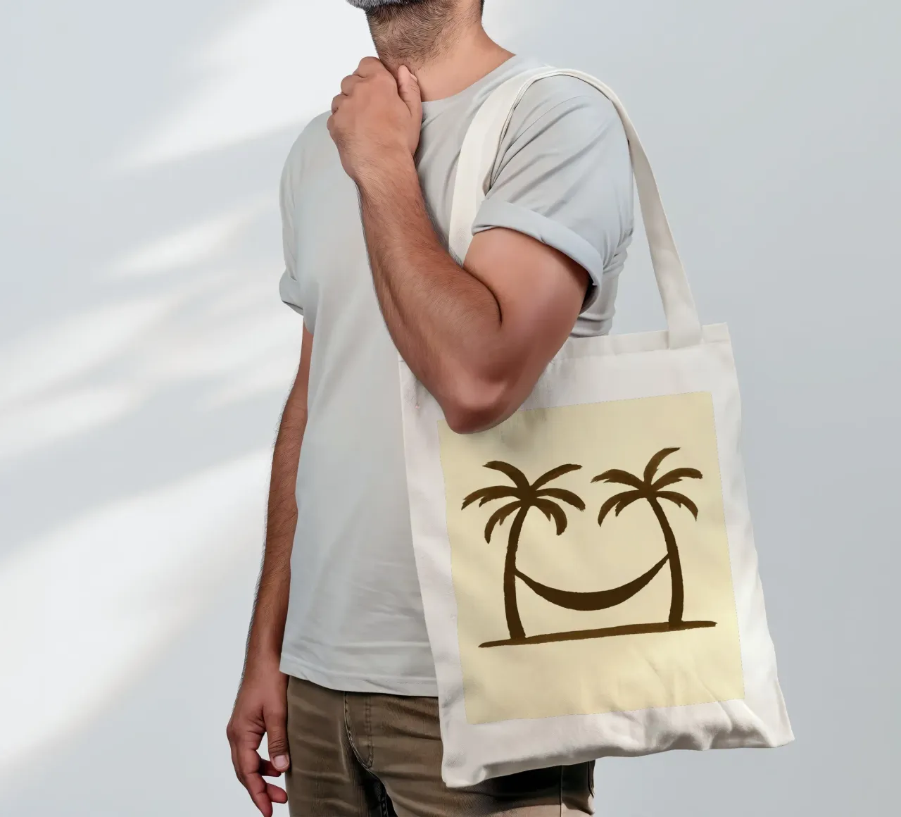 Palm Hammock borsa in juta da treechild