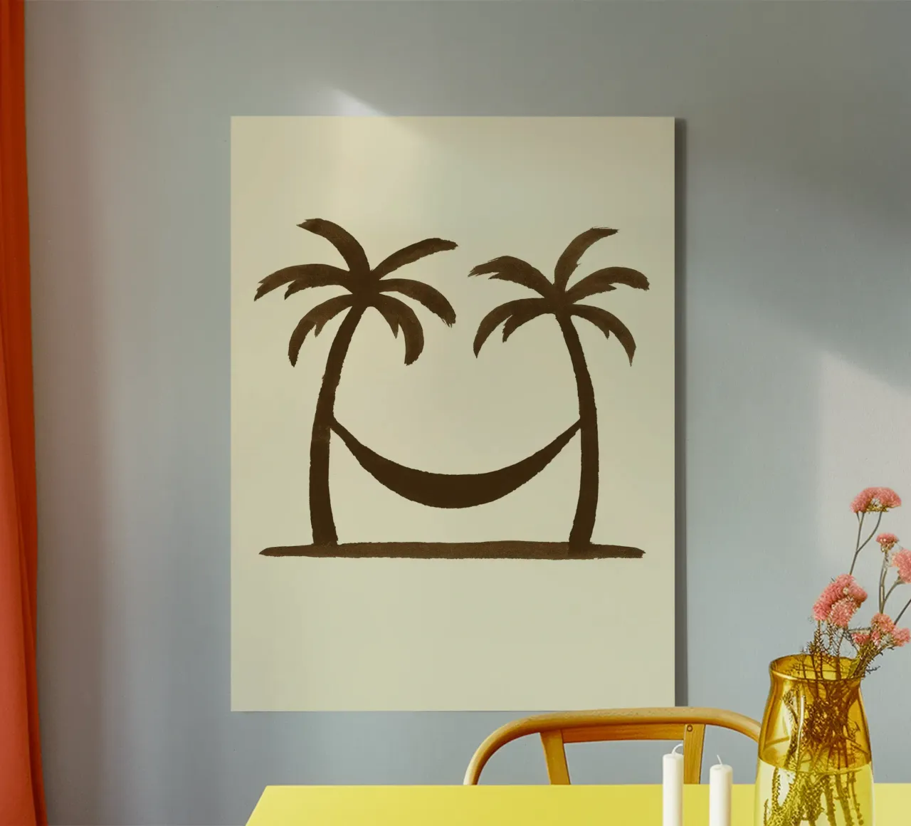 Palm Hammock tela con Cornice a cassetta da treechild