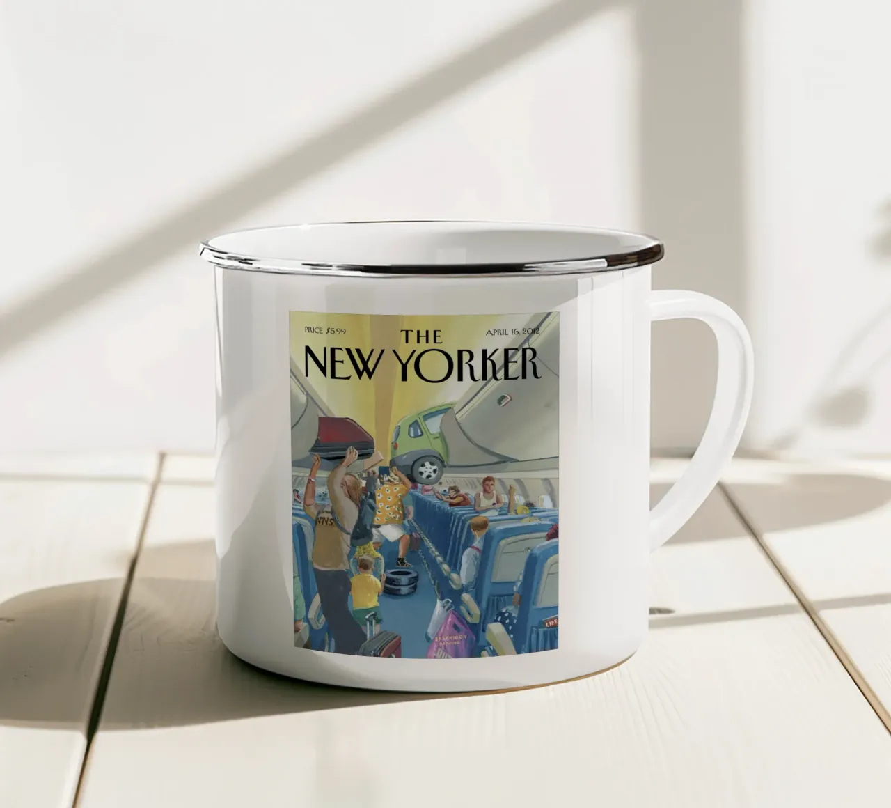 Il New Yorker tazza in smalto da 🎁 ARTVI-SHOP