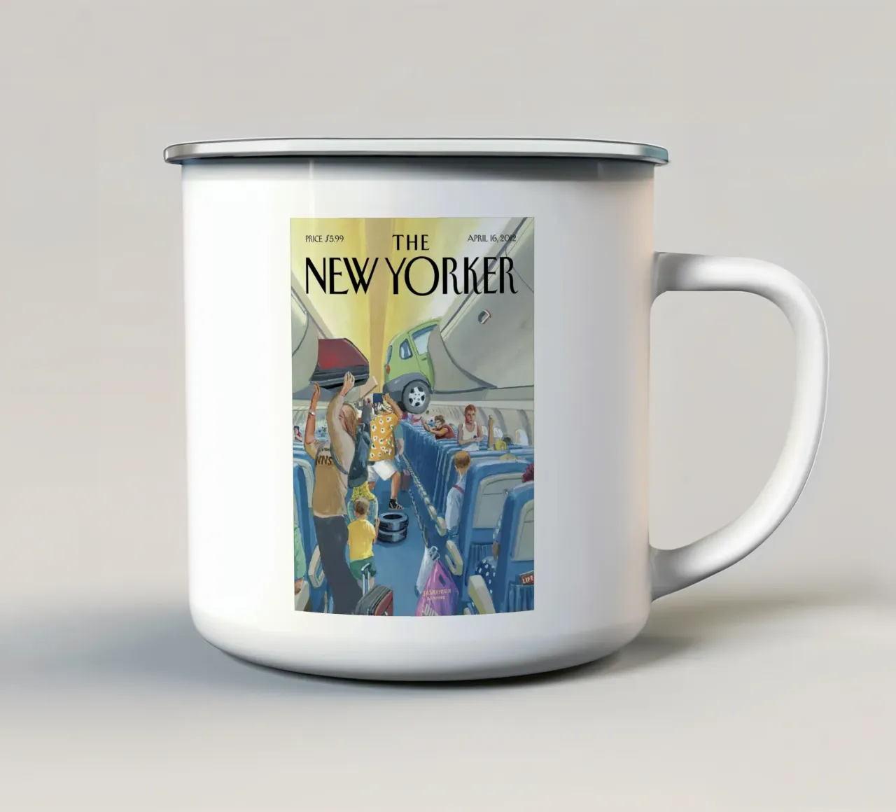 Il New Yorker tazza in smalto da 🎁 ARTVI-SHOP