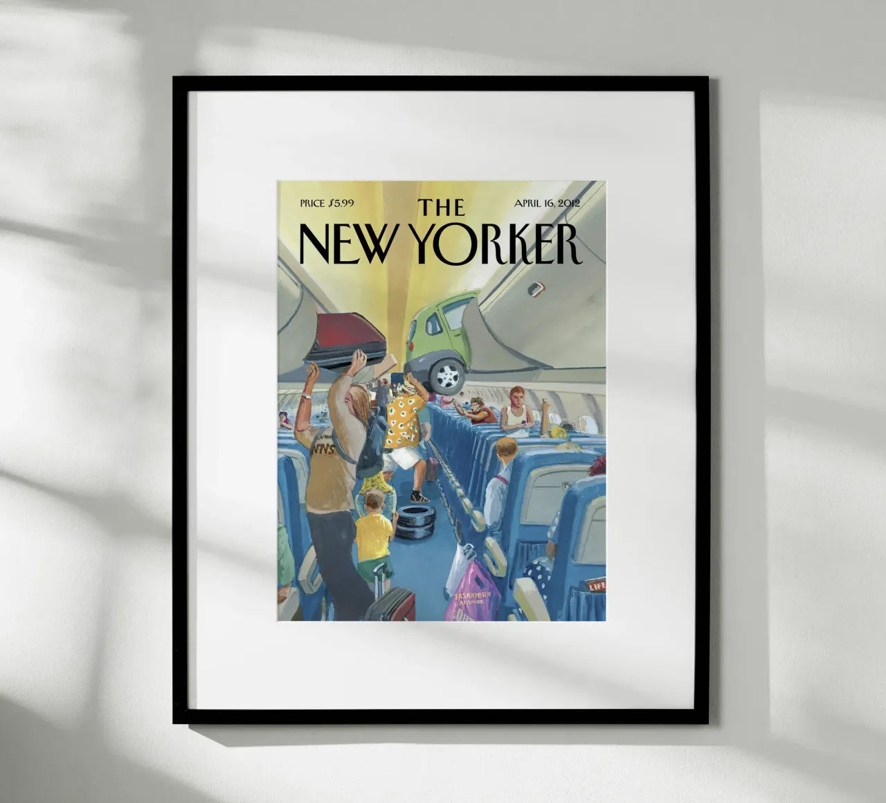 Il New Yorker poster con telaio in plastica da 🎁 ARTVI-SHOP