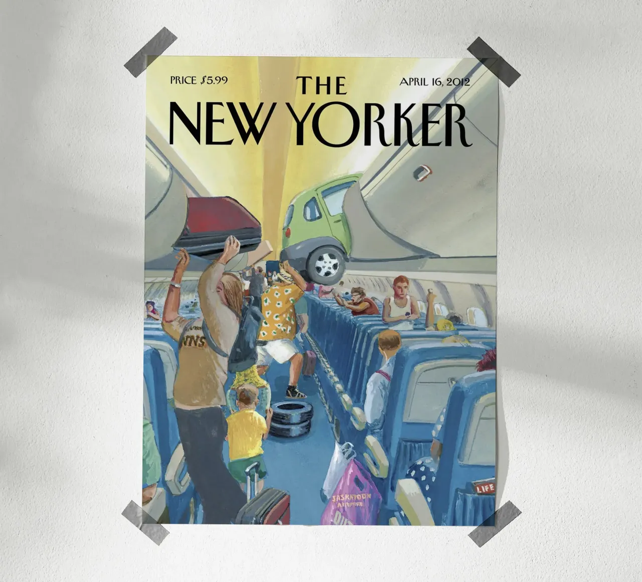 Il New Yorker poster con telaio in plastica da 🎁 ARTVI-SHOP