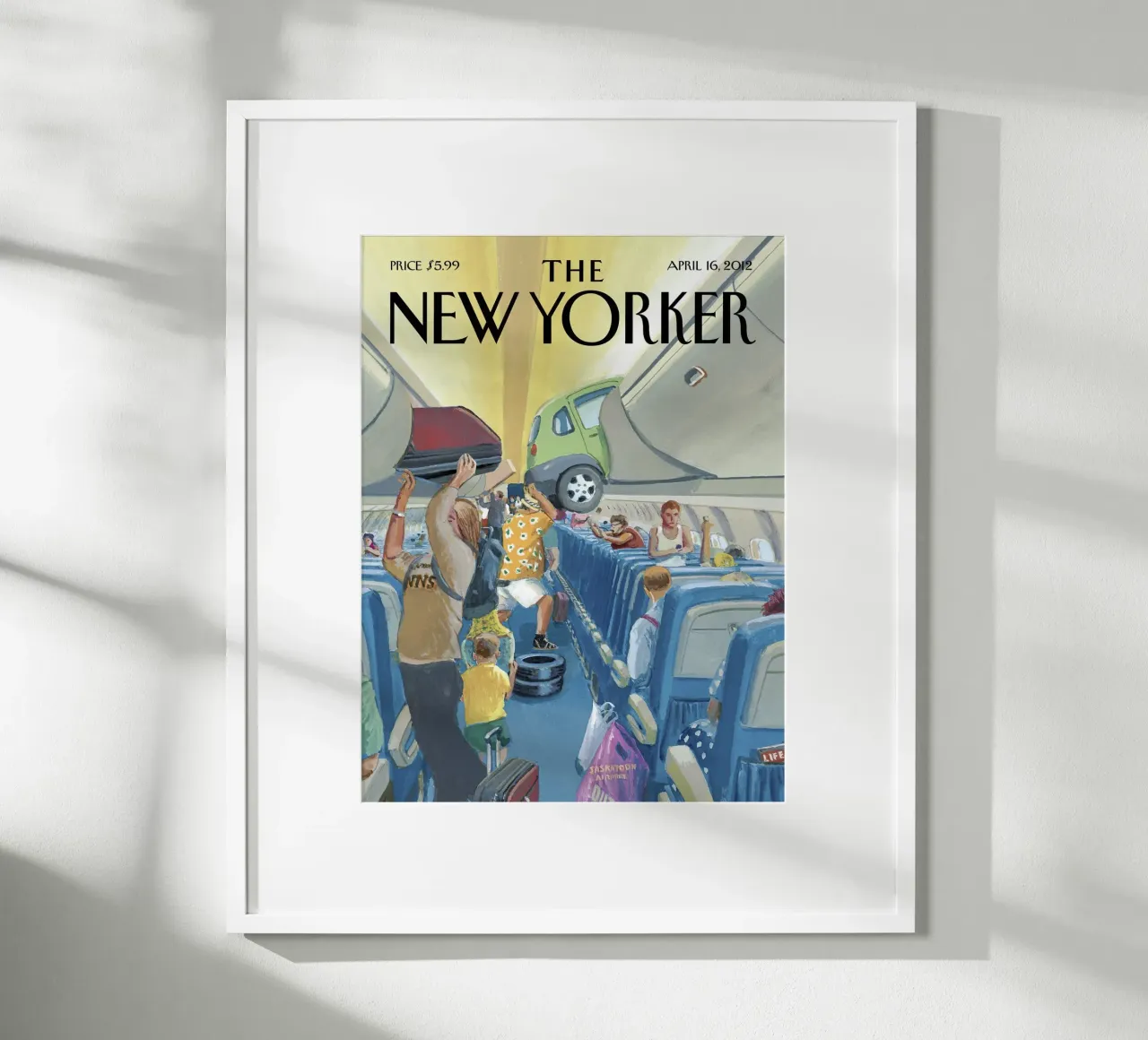 Il New Yorker poster con telaio in plastica da 🎁 ARTVI-SHOP