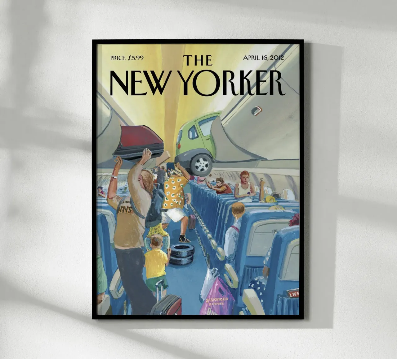 Il New Yorker poster con telaio in plastica da 🎁 ARTVI-SHOP