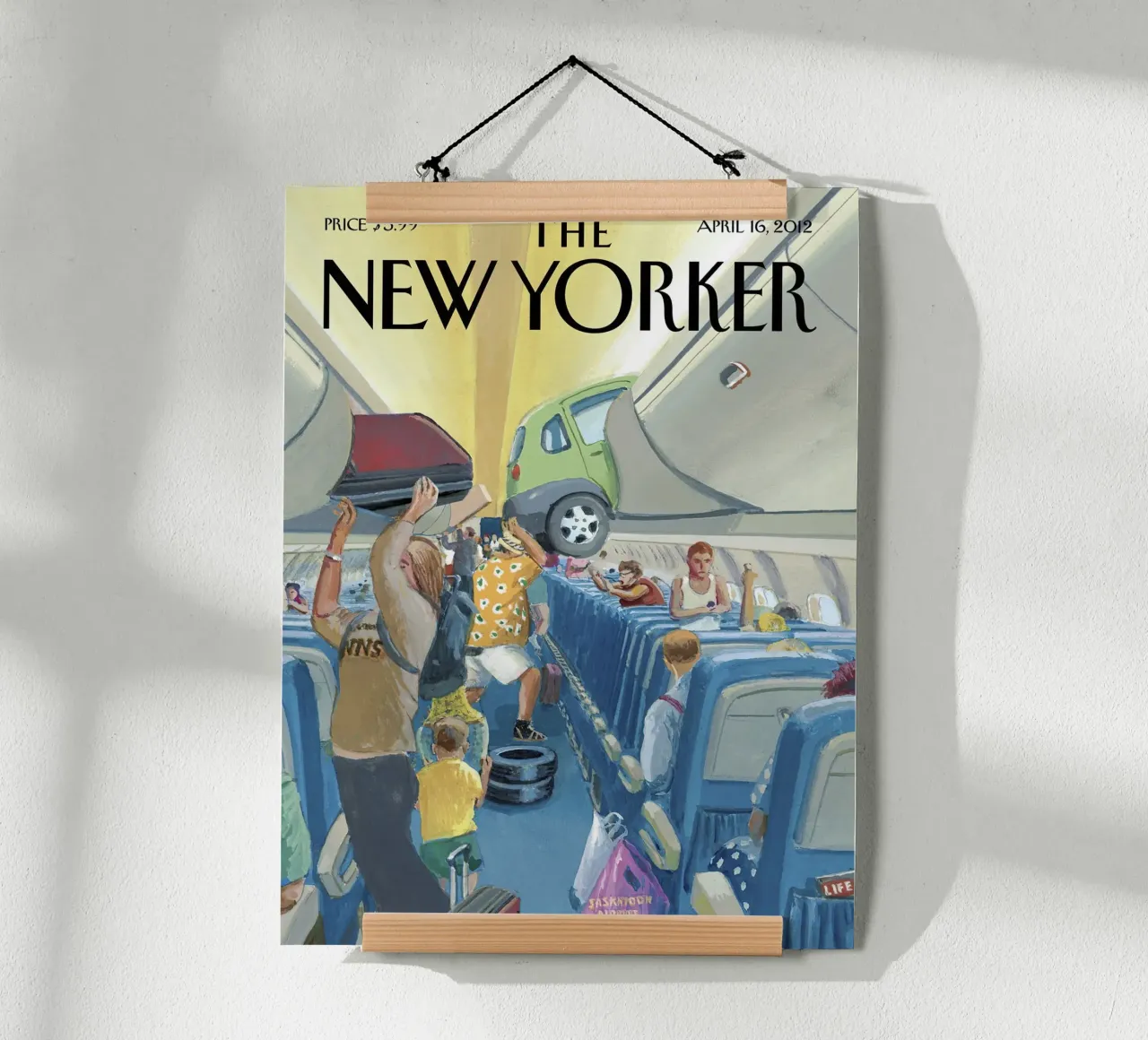 Il New Yorker poster con telaio in plastica da 🎁 ARTVI-SHOP