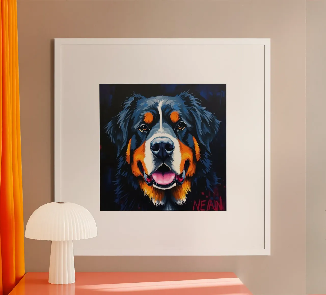 Bellissimo cane da montagna bernese #124 poster da Yumis.Beargang.and.Me