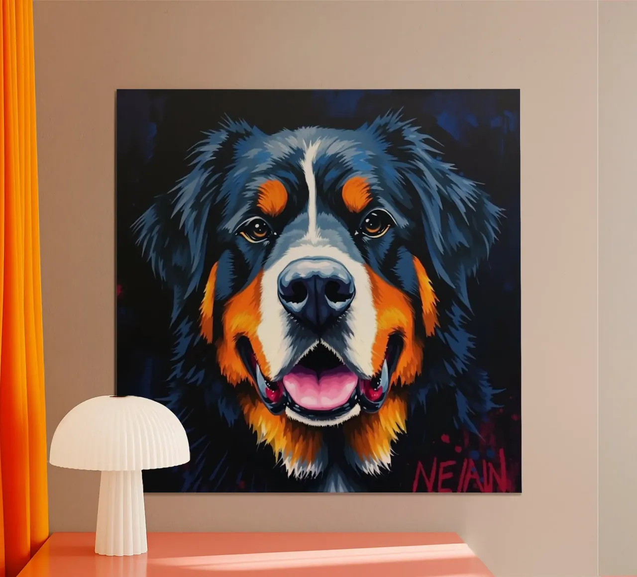 Bellissimo cane da montagna bernese #124 poster da Yumis.Beargang.and.Me